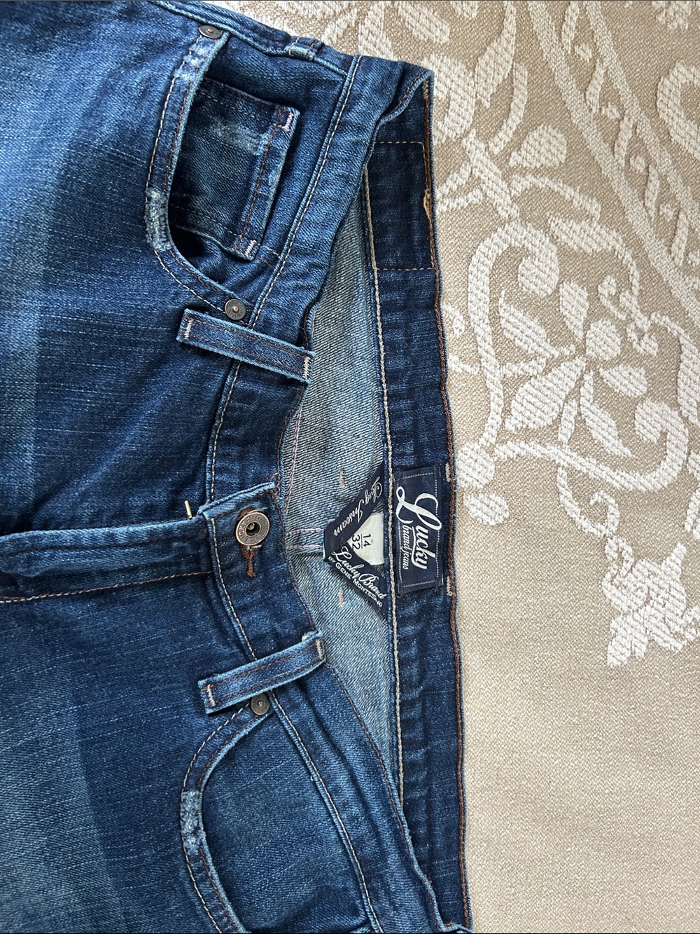 Lucky Brand Women's Dark Indigo High-Rise Jeans